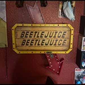 Spirit Halloween :: Beetlejuice LED Sign